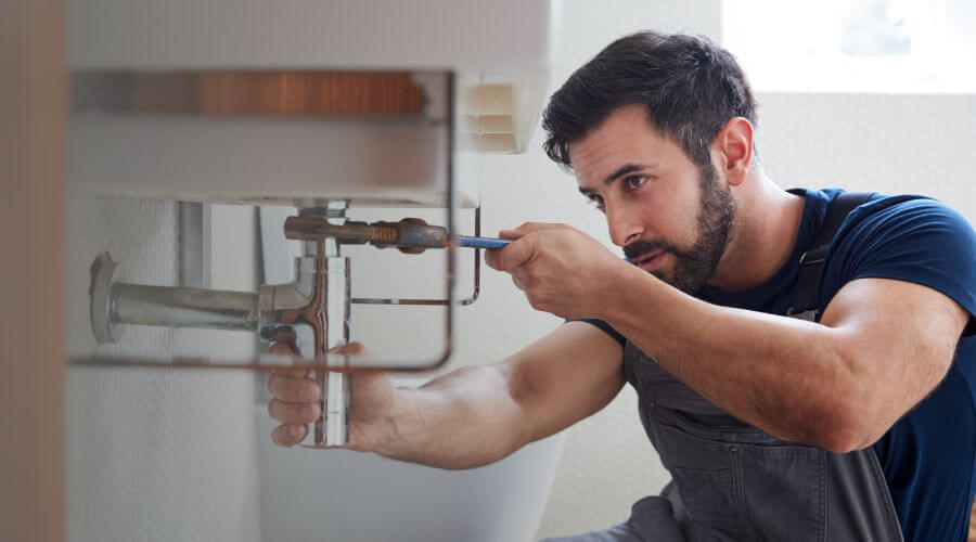 Sink pipe leak repair in Sulphur, IN